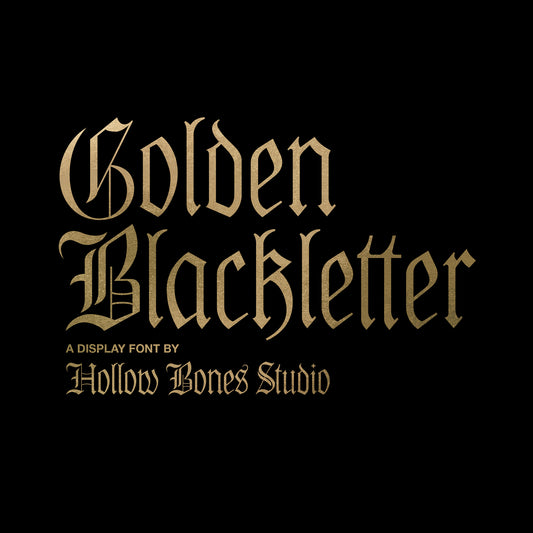 Golden Blackletter - Display Font