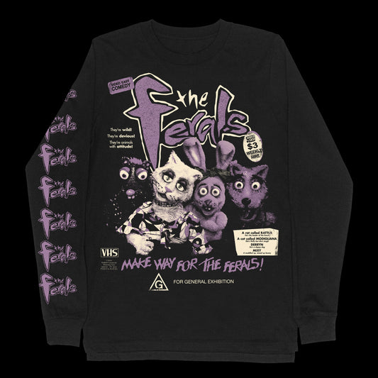 Ferals L/S T-Shirt Black